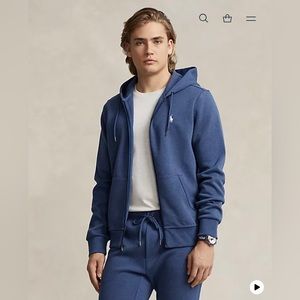 Ralph Lauren double-knit full-zip hoodie
